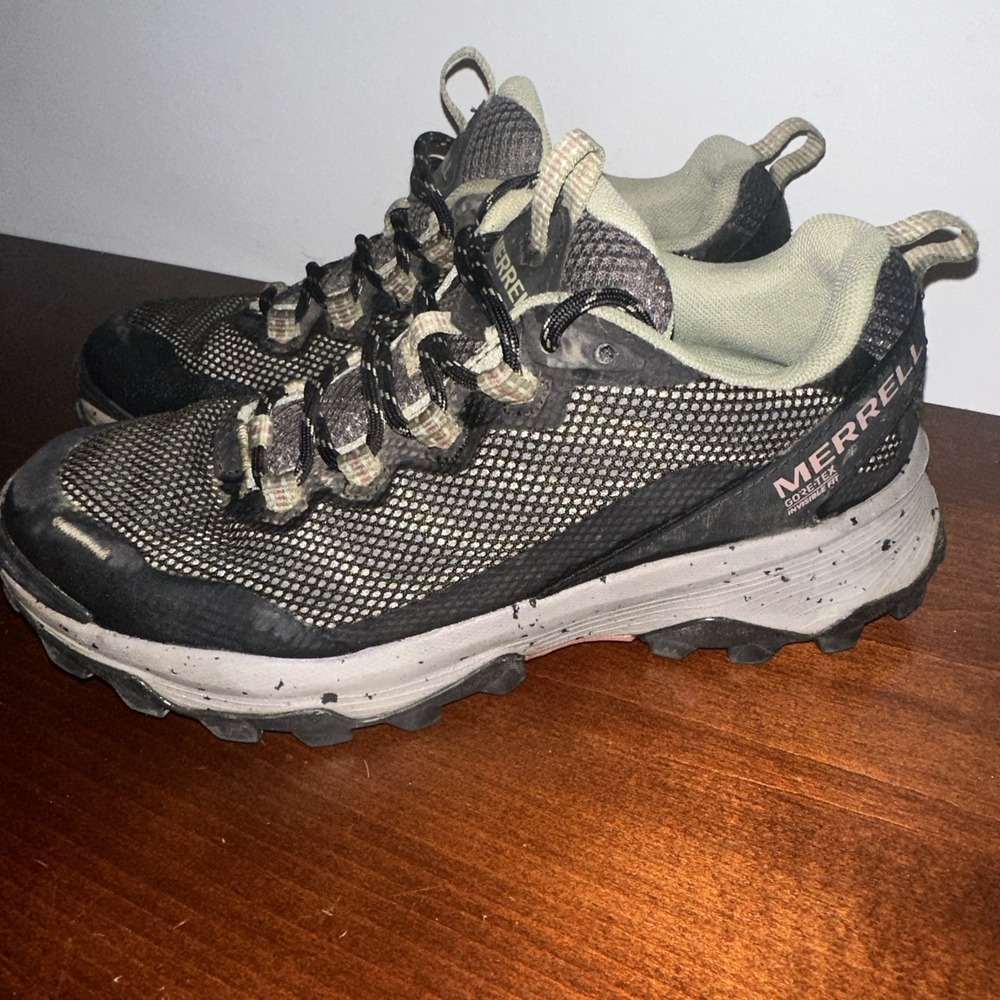 Womens Merrell Gore tex Shoes Gtx Trail Hiking‎ Outdoor Running size US-7